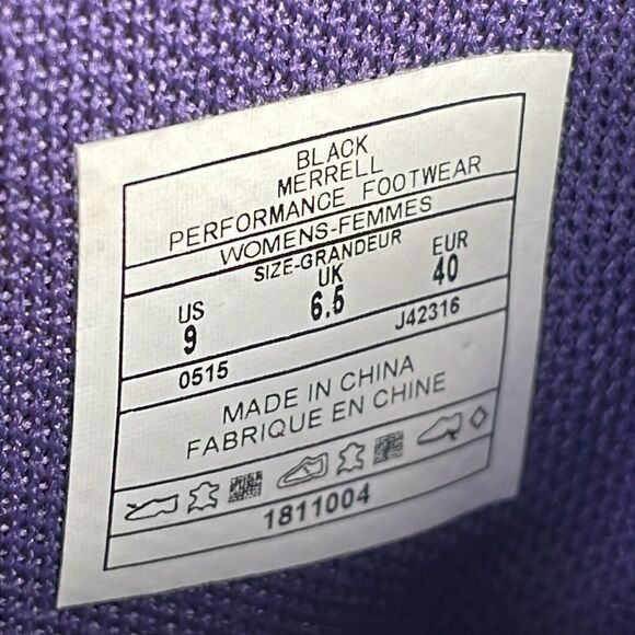 Merrell Albany Sky Women’s Sz 9 Waterproof Black Suede Gray Ankle Winter Boots - Picture 6 of 11